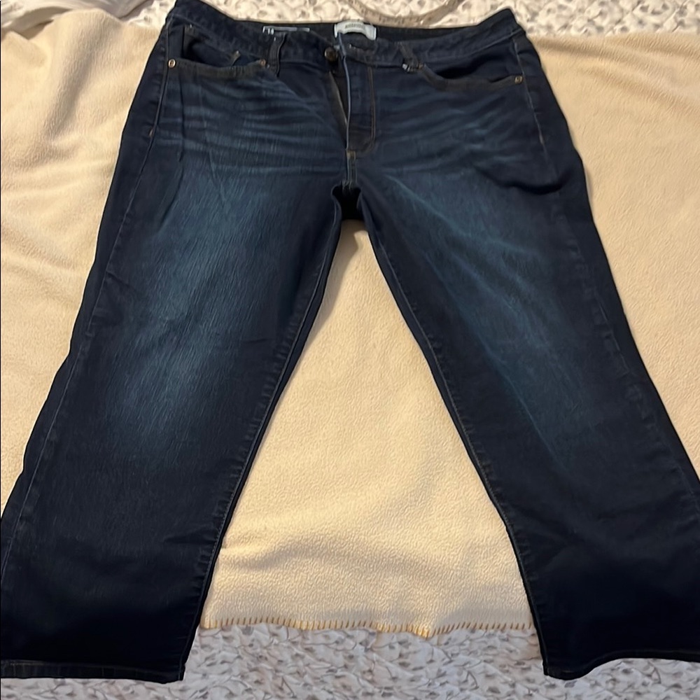Sonoma Blue Ankle Cropped Jeans Classic Fit
